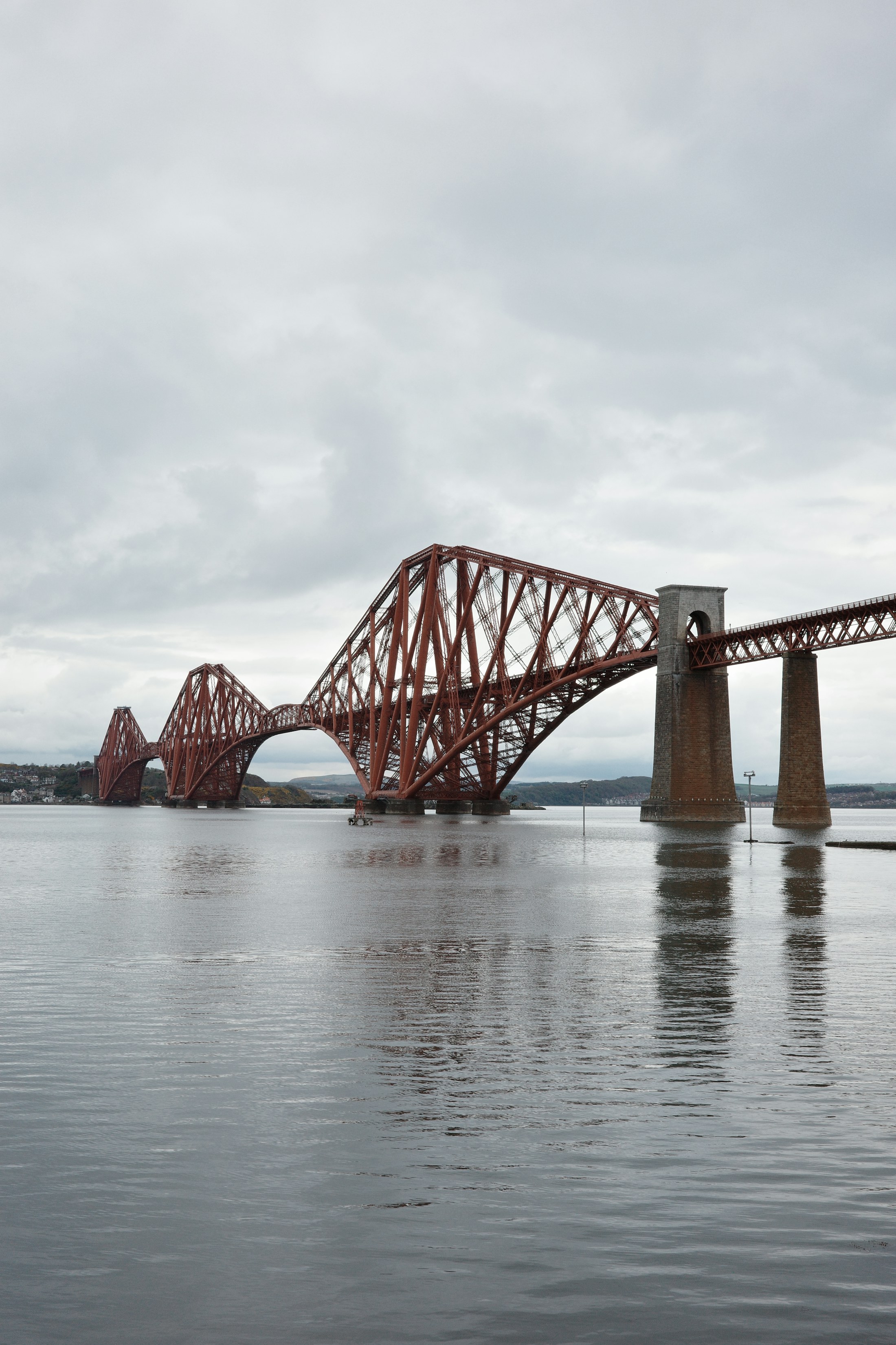 Forth Bridge linking the project radius towards Fife